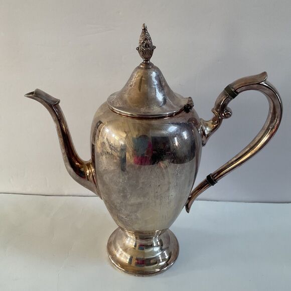 Vintage GORHAMSilver Plated Tea Or Coffee Serving Pot YC471 Acorn 3 Pint